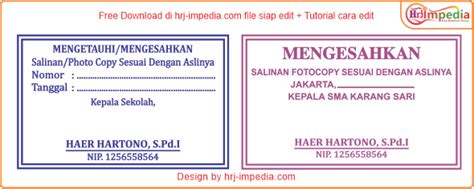 Contoh Legalisir Stempel Ijazah Yang Benar Smp Sma Dan Universitas Vrogue