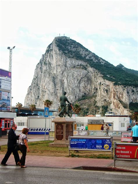 Ww2 The Second World War Monument For The Spanish Workers Of Gibraltar
