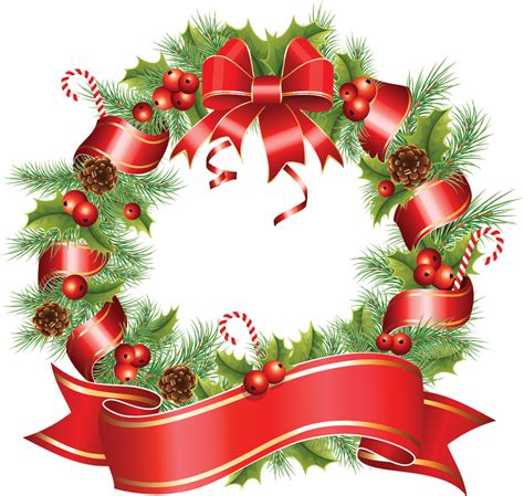 Round Christmas Frame Png Clipart Png All Png All