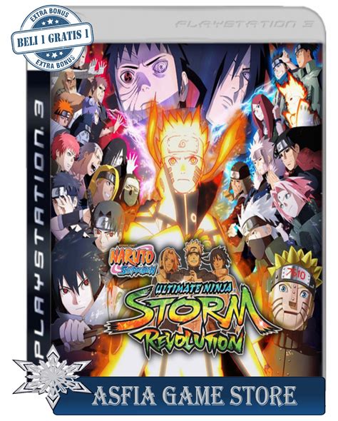 Naruto Ultimate Ninja Storm Revolution Dvd Kaset Game Ps3 Pkg Cfw Hen