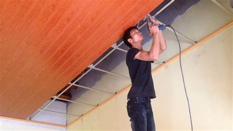 How To Install Plastic Panels On The Ceiling Easy Installation Pvc