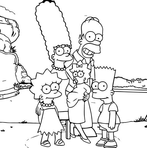 The Simpsons Coloring Page 068