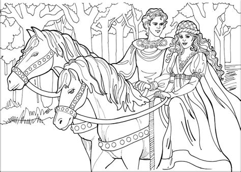 Toutes les princesses sont là. Coloriage de Princesse pour enfants - Coloriage princesses ...