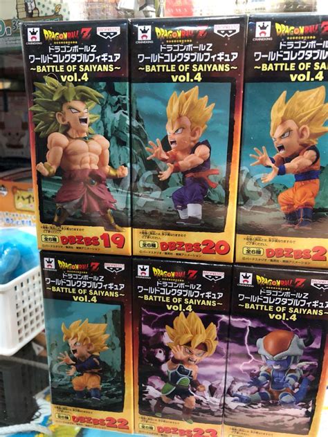 Banpresto World Collectable Figure Wcf Dragon Ball Z Battle Of Saiyans Vol 4 Hobbies And Toys
