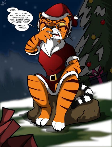 Early Christmas T Itchy Tigress By Ari On