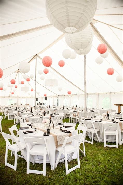 Pink And White Paper Lanterns Are The Perfect Decor For A Casual