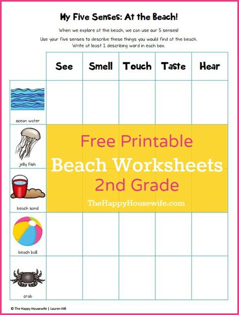 Beach Worksheets Free Printables The Happy Housewife Home Schooling