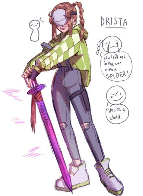 I did drew dream and it was a collab with my friend pizzabug! yui 鱿一 🦑🧧🏮 on Twitter | My dream team, Dream art, Dream team