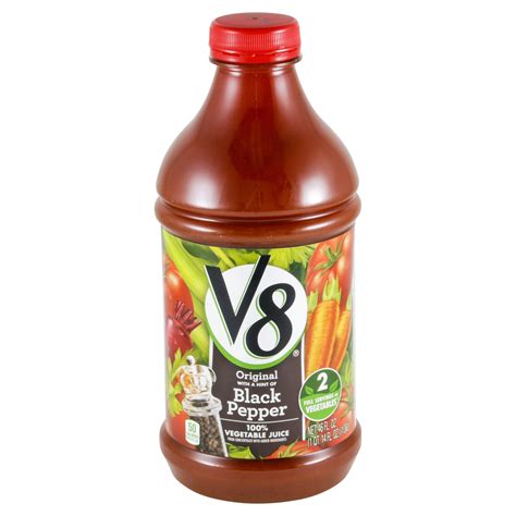 v8 100 vegetable juice with a hint of black pepper 46 fl oz shipt