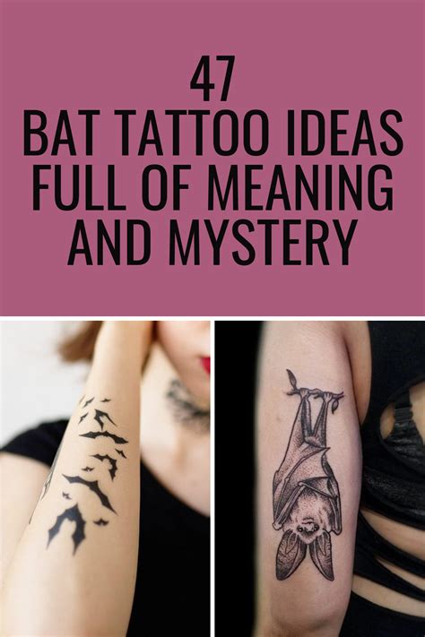 47 Bat Tattoo Ideas Full Of Meaning And Mystery Tattoo Glee