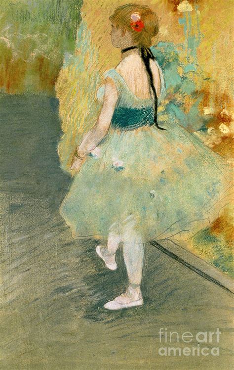 Dancer In Green 1878 Pastel By Edgar Degas Fine Art America
