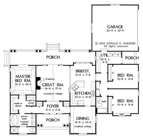 Country Style House Plan 3 Beds 2 Baths 1820 Sqft Plan 929 86