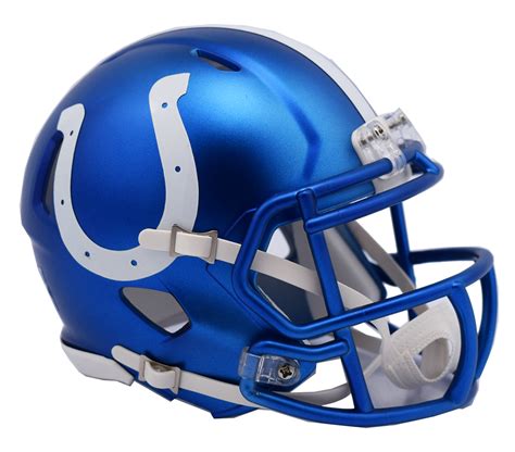 Indianapolis Colts Nfl Blaze Alternate Speed Riddell Mini Football Helmet