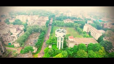 Aerial View Of Dhaka University Of Engineering And Technology Gazipur Duet Captured By Drone