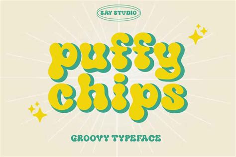 Puffy Chips Font Download