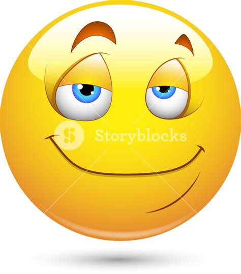 Smiley Vector Illustration Satisfied Face Royalty Free Stock Image