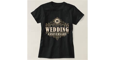 Resmed, philips respironics, fisher & paykel, devilbiss 10th Wedding Anniversary (Wife) T-Shirt | Zazzle