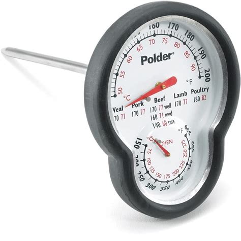 Polder Dual Sensor In Oven Thermometer Black Uk Kitchen And Home