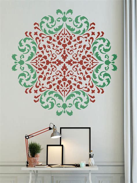 Mandala Moroccan Stencil Moroccan Pattern For Diy Wall Decor Modern