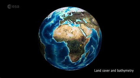Esa Land Cover And Bathymetry