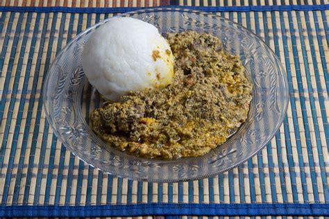 Congolese Fufu Stock Image Image Of Congo Meal Cuisine 265604381