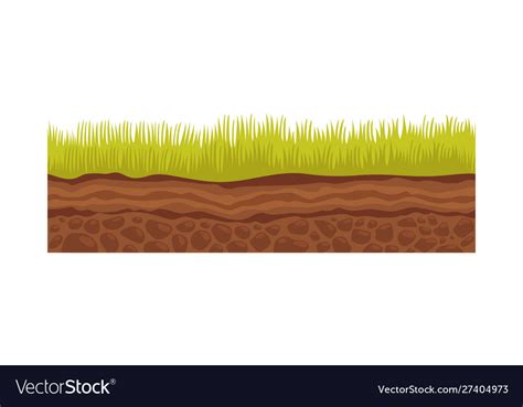 Seamless Ground Soil And Land Image For Ui Vector Image