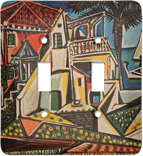 Mediterranean Landscape By Pablo Picasso Light Switch Cover 2 Toggle