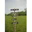 Rustic Wooden Directional Signs