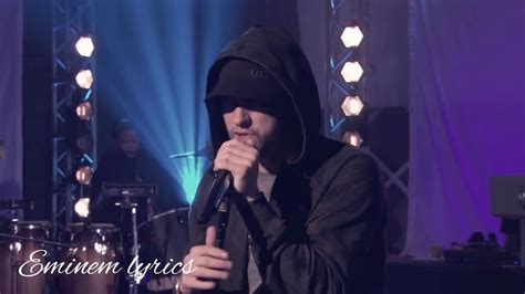 Eminem Walk On Water Ft Skylar Grey Live Youtube