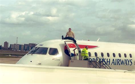 London Airport Protestor Glues Himself To Jets Roof Airline Ratings