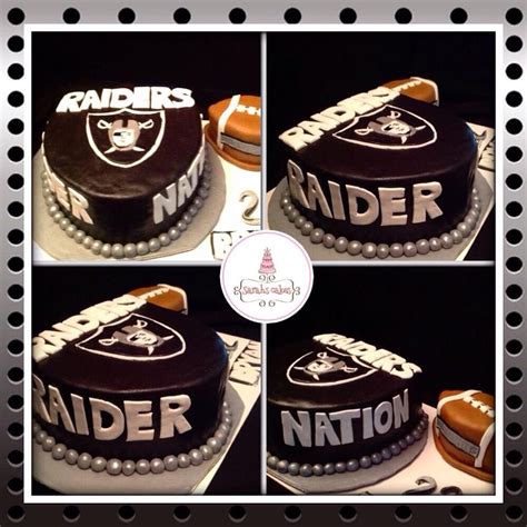 Raiders Cake Raiders Cake Raiders Stuff Football Wedding Theme 15th
