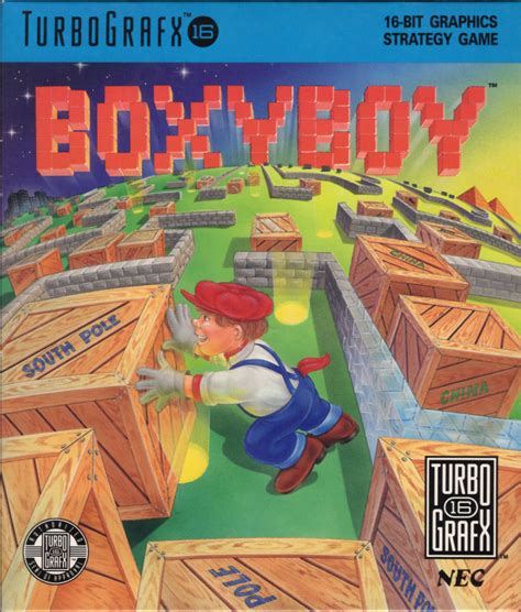 Boxyboy 1990 Turbografx 16 Box Cover Art Mobygames