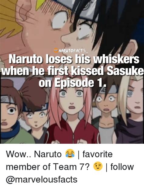 Narutofacts Naruto Loses His Whiskers When He First Kissed