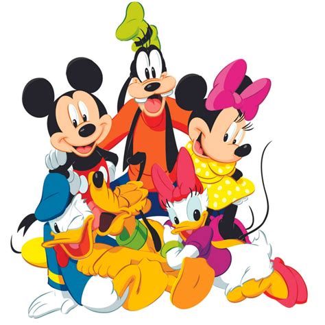 Club House Mickey Mouse Cartoon Characters Decors Wall Sticker Art