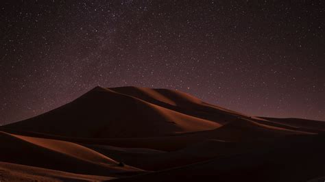 Desert Nighttime Stars Skyline 1920x1080 Wallpaper Star Trails