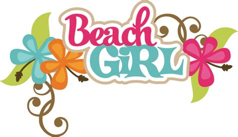 Beach Girl Svg Scrapbook Title Beach Svg Files Beach Svg Cuts Beach