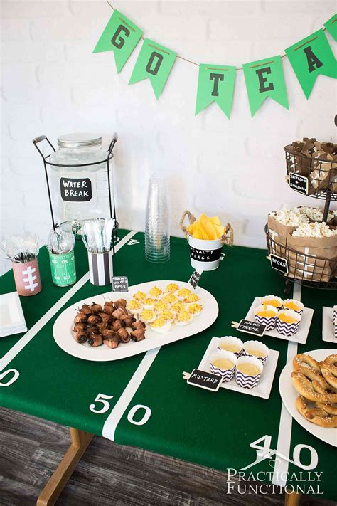 Football Party Ideas Food Decorations And More