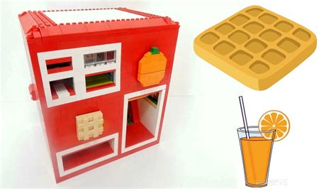 Lego Waffle Breakfast Machine Waffles And Orange Juice Youtube