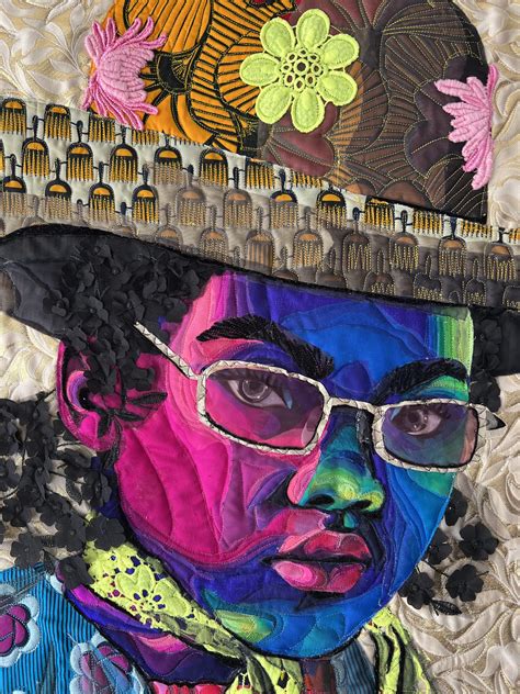 Bisa Butlers Vibrant Quilted Portraits Share Extraordinary Stories Of