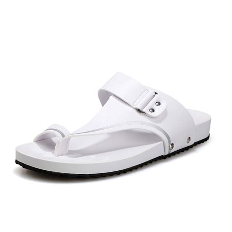 Mens White Sandals