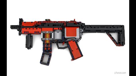 Lego Technic Mp5 K The First Working Submachine Gun Youtube