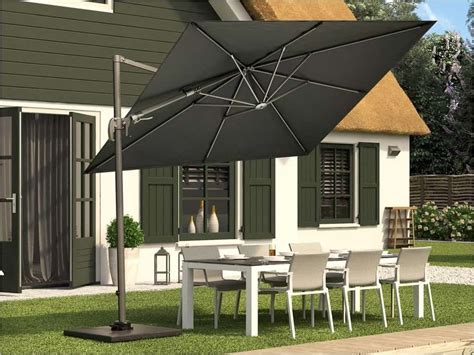 We recommend using between 20kg and 30kg, however if you are using parasols in conjunction with a table a lighter base can be used 11kg. Alexander Cantilever Garden Parasol 3x3m Faded Black ...