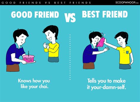 The real test of friendship is: There Are Good Friends & Then There Are Best Friends ...