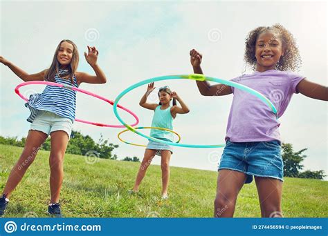 Its Hard Not To Be Happy When Youre Hula Hooping A Group Of Young