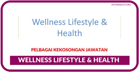 Alm health sdn bhd is a leading brand form malaysia. Jawatan Kosong Terkini Wellness Lifestyle & Health ...