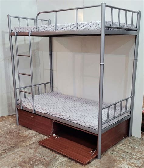 Twin Over Full Metal Steel Storage Bunk Bed At Rs 16000 In Abohar Id