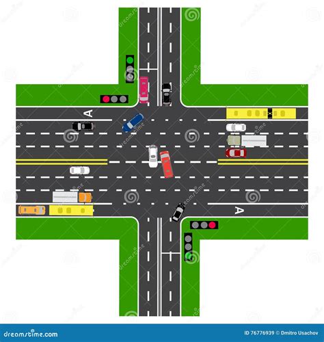Intersection Stock Illustrations 10122 Intersection Stock
