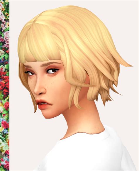 Sims 4 Blonde Hair Tumblr Sims Hair Sims 4 Womens Hairstyles