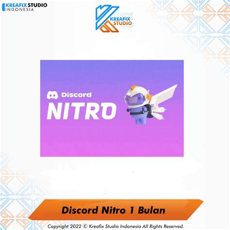 Jual Discord Nitro 1 Bulan Vialog Garansi Shopee Indonesia