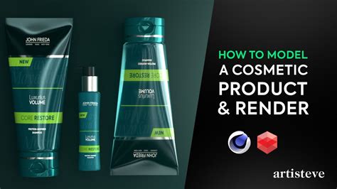 How To Model A Cosmetic Product And Render In Cinema 4d With Redshift